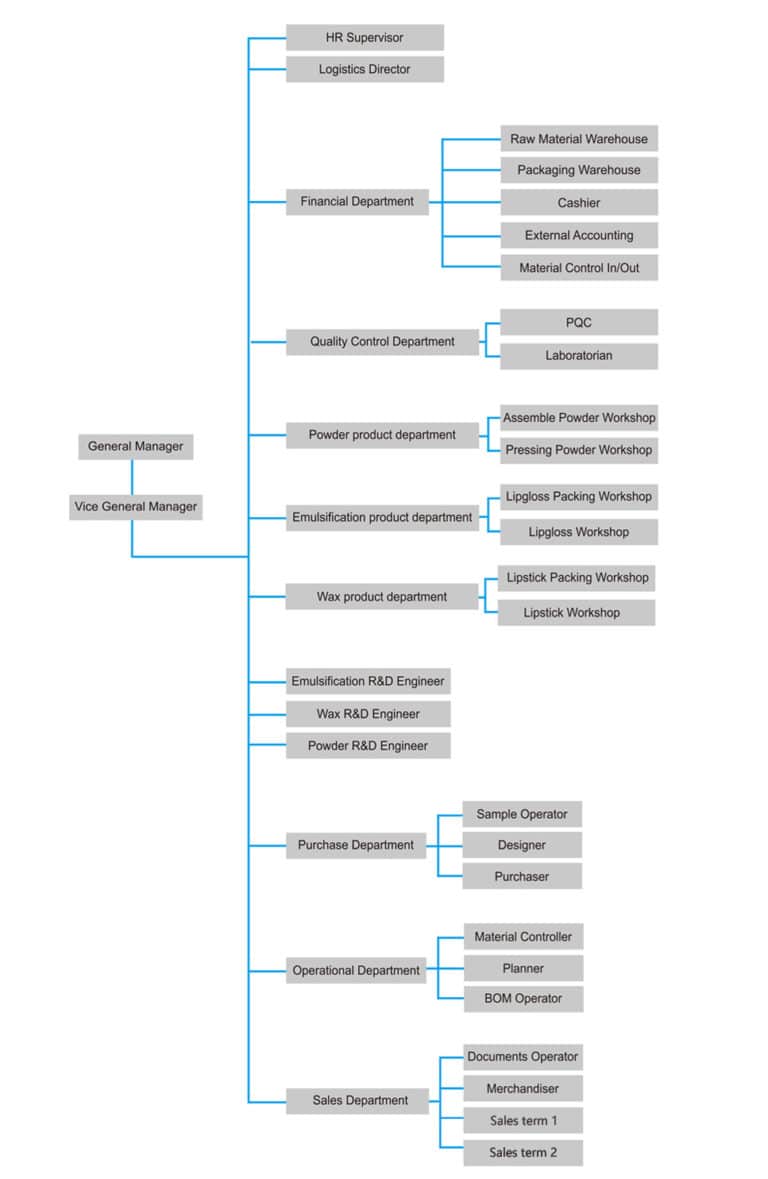 Kasey beauty company organization chart - Kasey Beauty