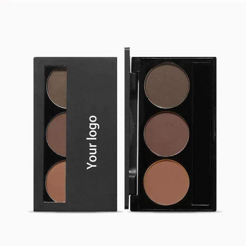 3 colours eyebrow kit private label -ES0161
