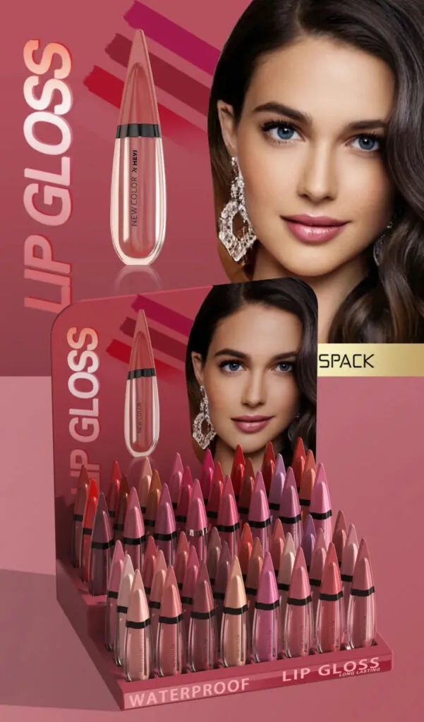 Newest Water drop shape packaging long lasting lip gloss - LG0438