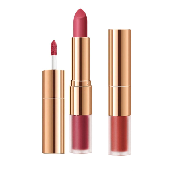 Private Label 2 in 1 Double-end Lipstick & Lip gloss- LG0460
